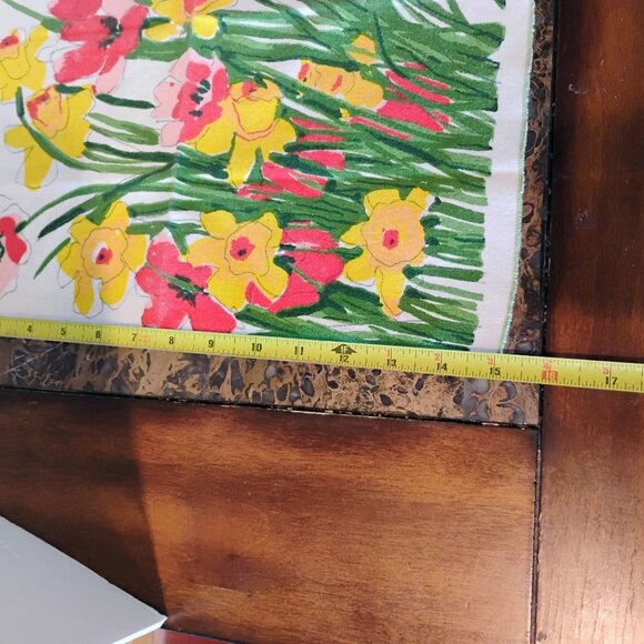 Set of 7 VERA Neumann Spring Floral Tulips Daffodils Napkins 16" x 15" Vintage - Picture 3 of 9